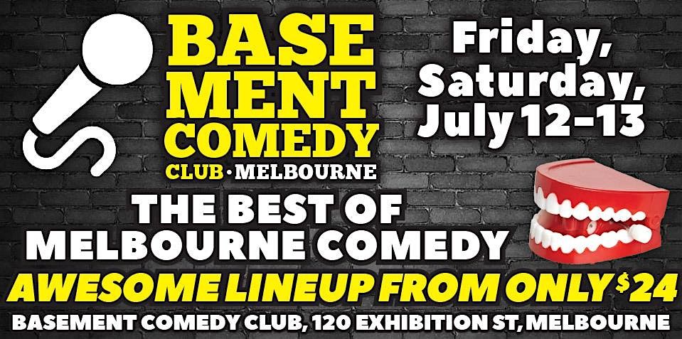 Basement Comedy Club: Friday\/Saturday, July 12\/13, 8pm