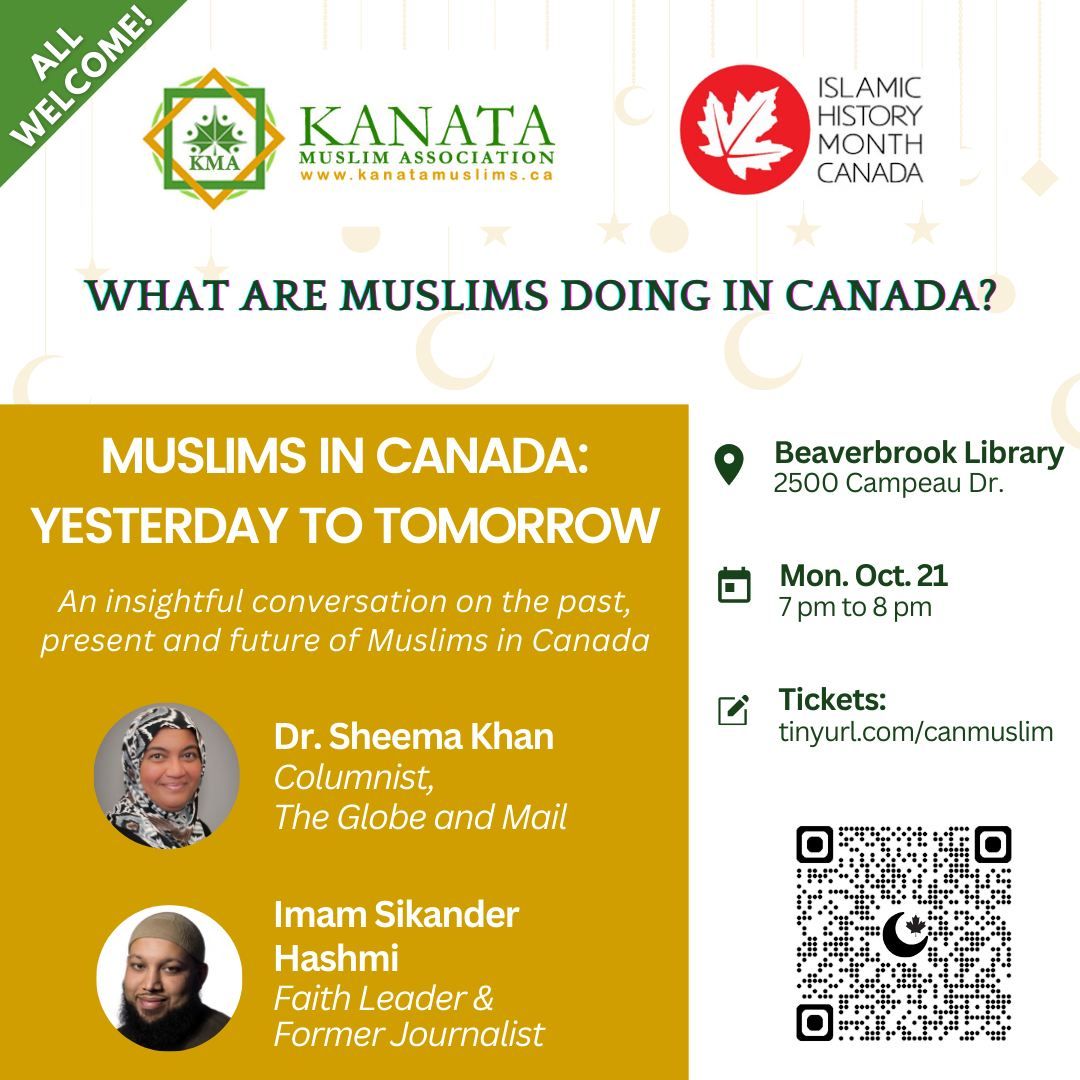 Muslims in Canada: Yesterday to Tomorrow