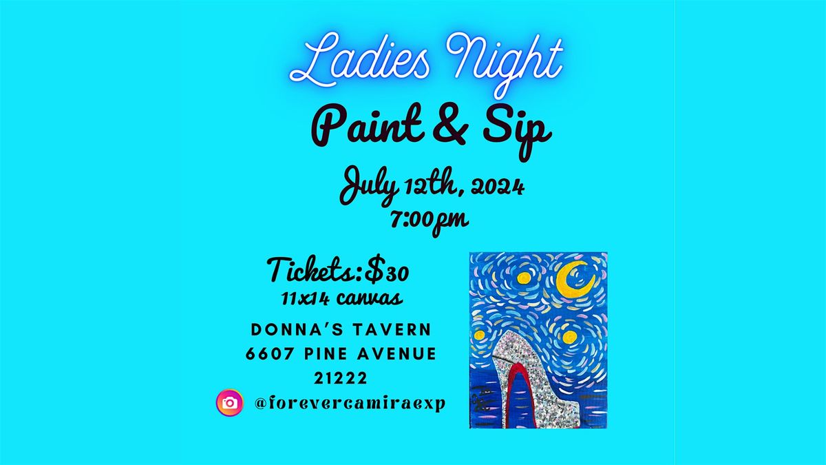 Ladies Night Paint & Sip