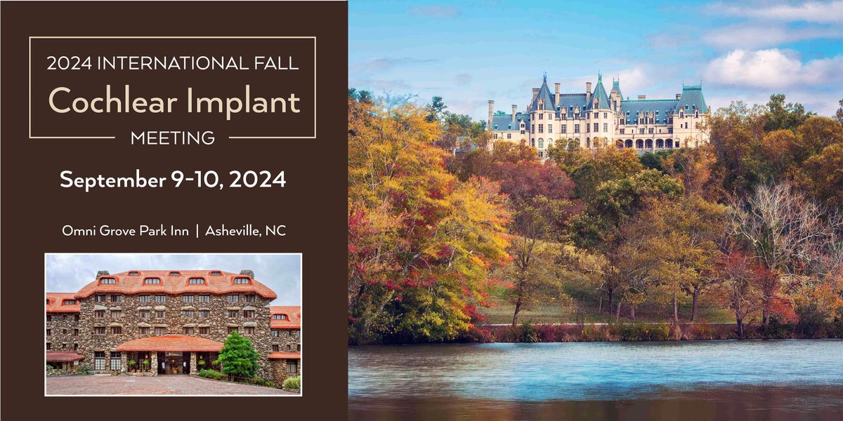 2024 International Fall Cochlear Implant Meeting