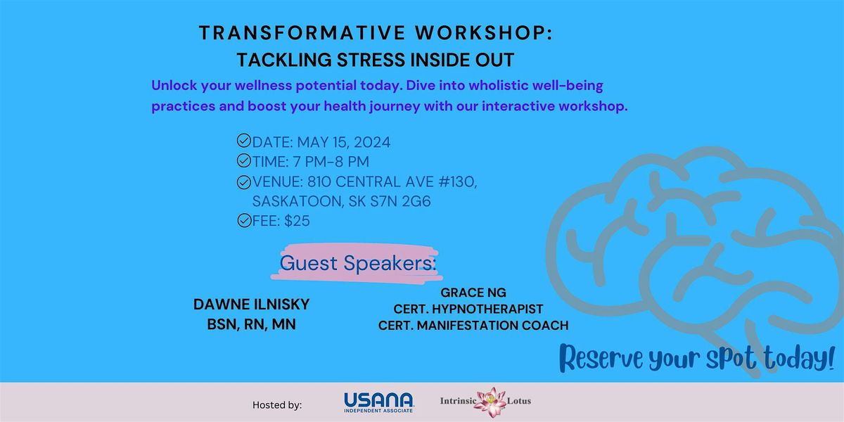 transformative workshop: Tackling Stress Inside Out