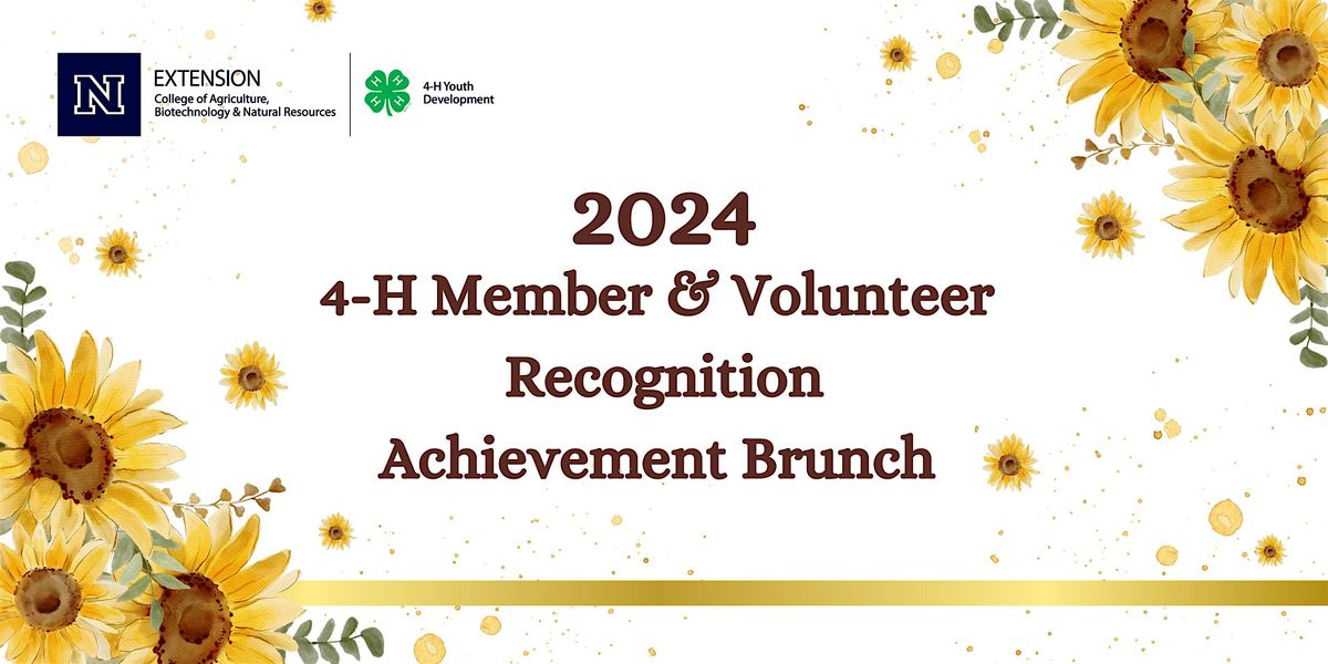 2024 4-H Member and Volunteer Recognition Achievement Brunch