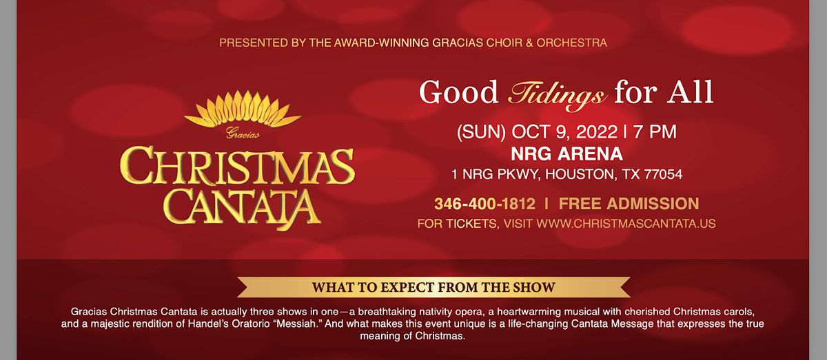 2022 Christmas Cantata Concert in Houston