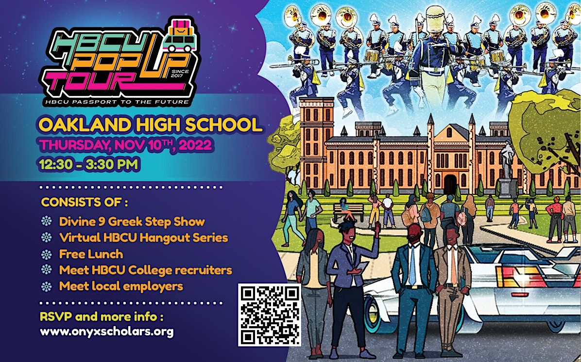 HBCU Pop-Up Tour, Oakland High School, 10 November 2022