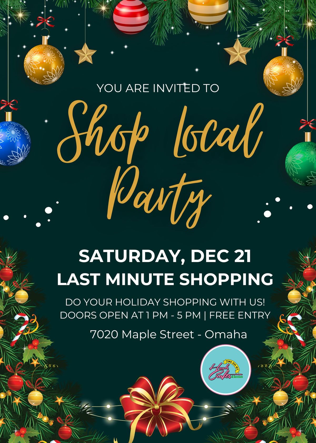 2ND ANNUAL SHOP LOCAL PARTY | LAST MINUTE SHOPPING