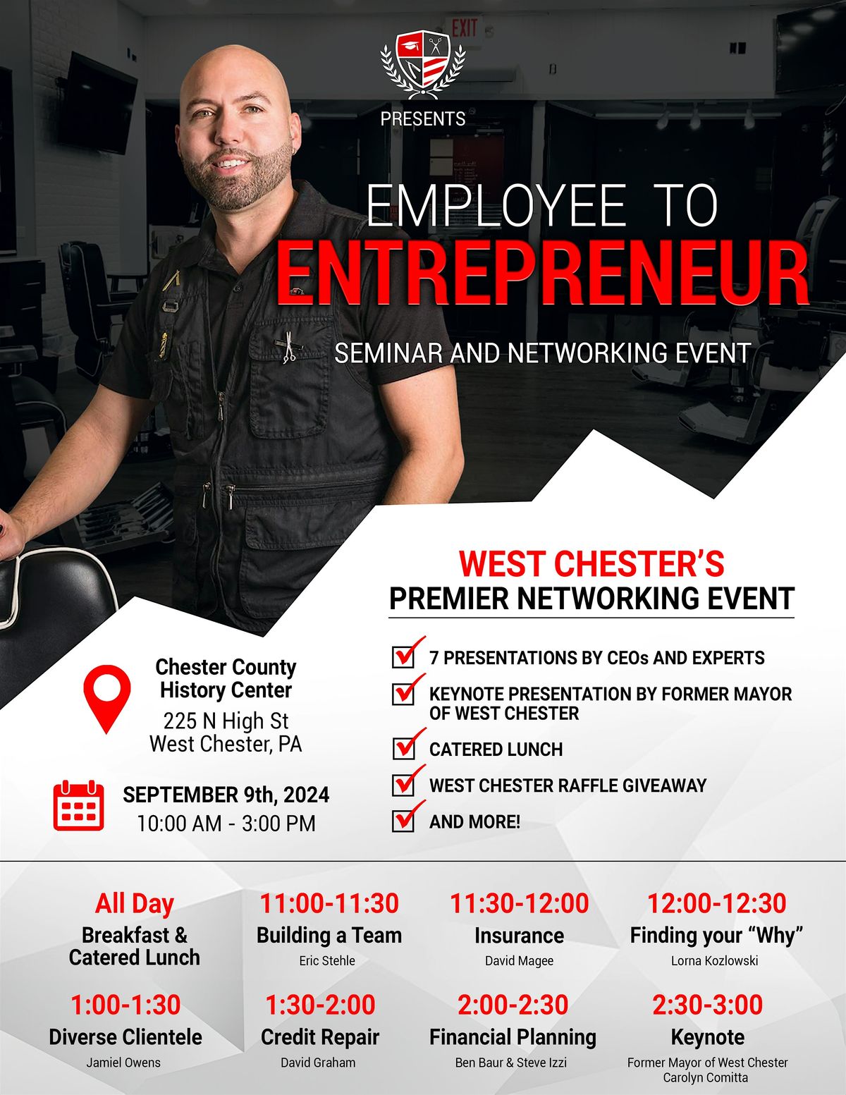 Employee to Entrepreneur - Networking and Seminar Event