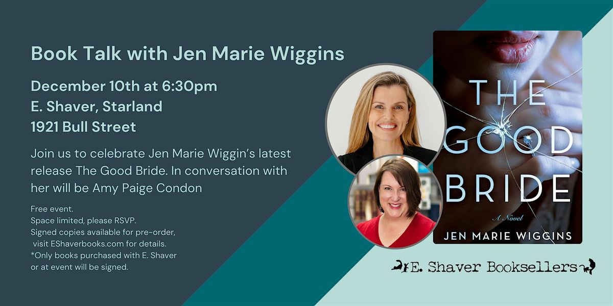 Book Talk with Jen Marie Wiggins