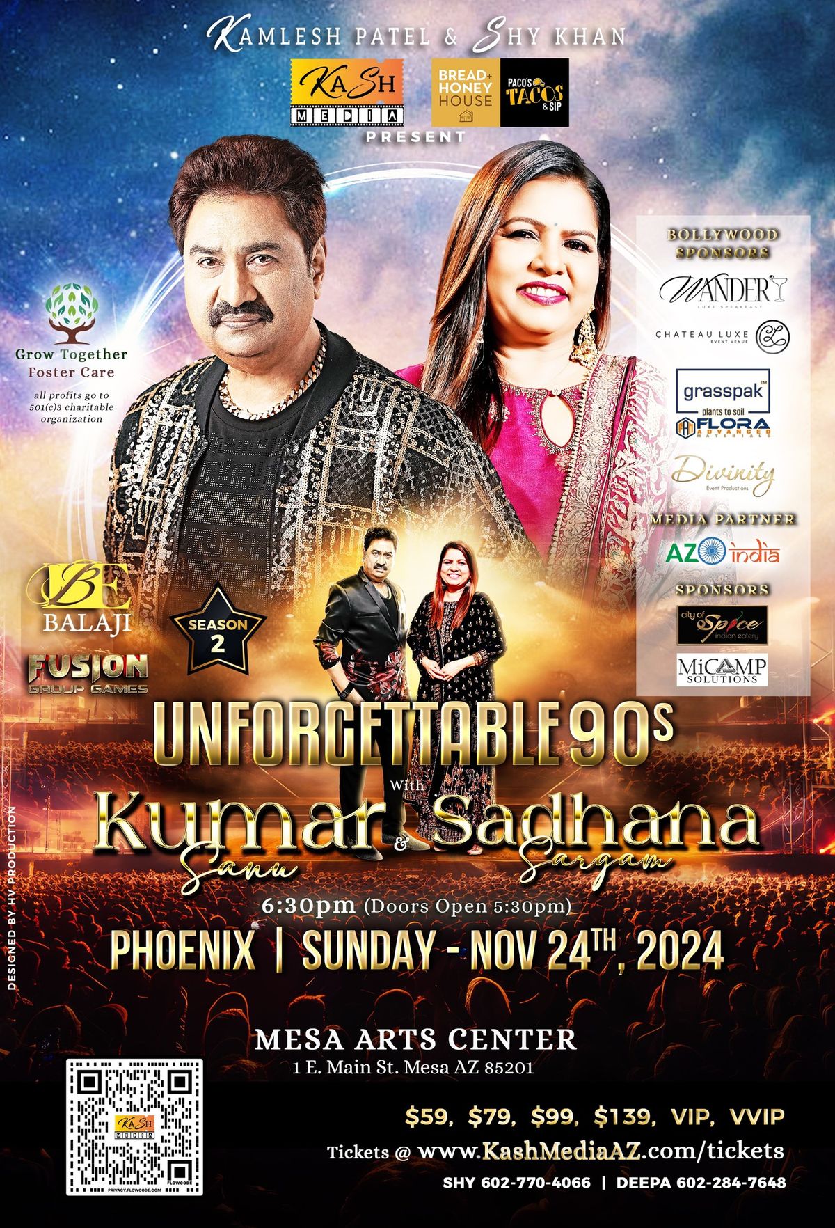 Kumar Sanu & Sadhana Sargam - Live in Phoenix