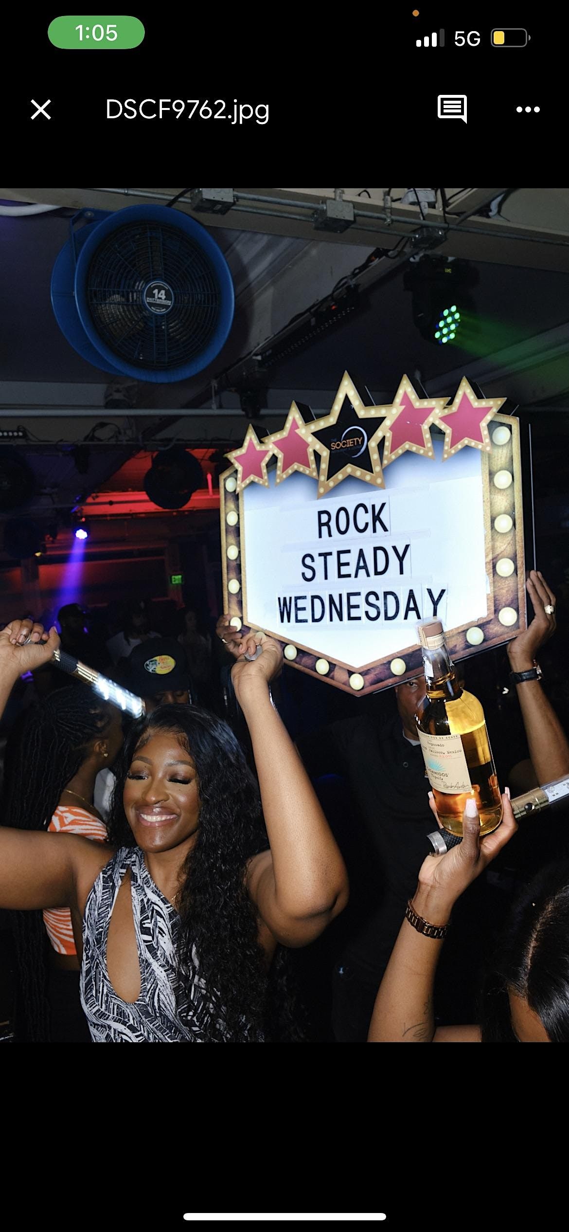 Rock Steady Wednesdays: Society Lounge