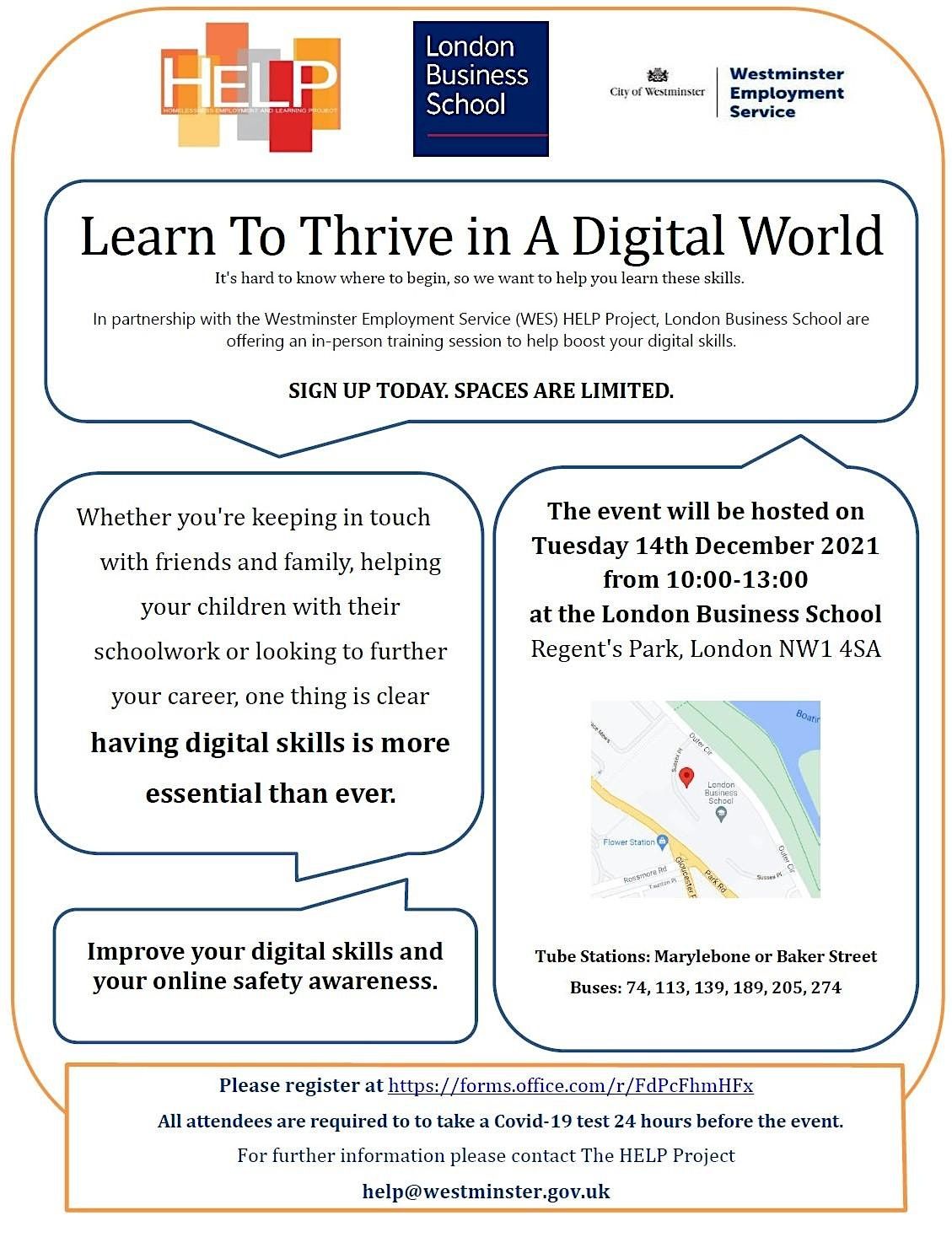 Learn to Thrive in A Digital World, business school, London, 19 October ...