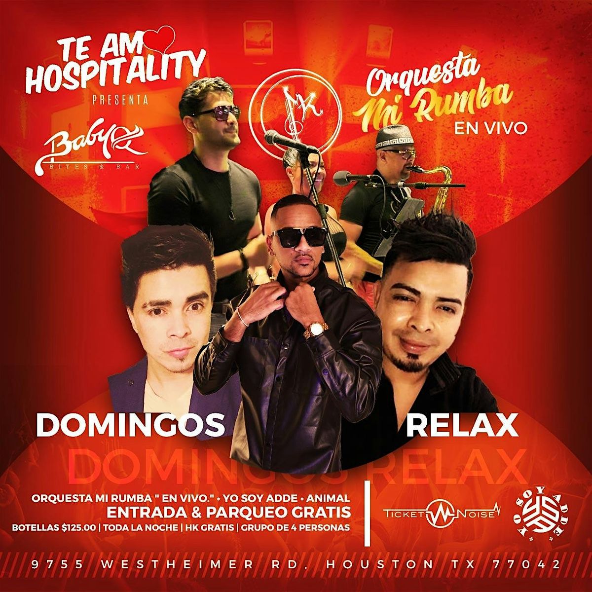 Domingos Relax : Orquesta Mi Rumba, Dj Mega Jay & Yo Soy Adde