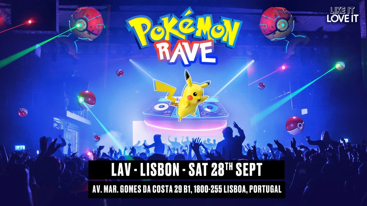 Pokemon Rave Is Coming To Lisbon!