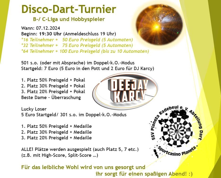 Disco-Dart-Turnier 