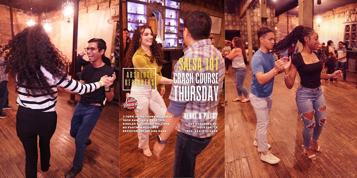 Salsa 101 Crash Course for Beginners @ Henke. Thursday 03\/14