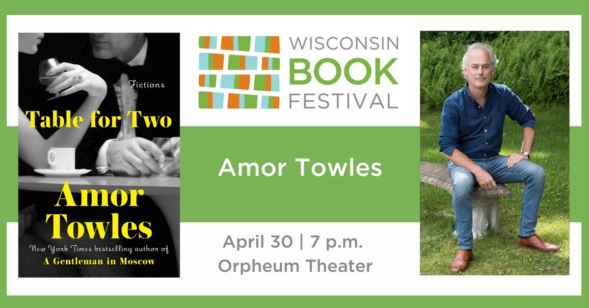 Amor Towles: TABLE FOR TWO