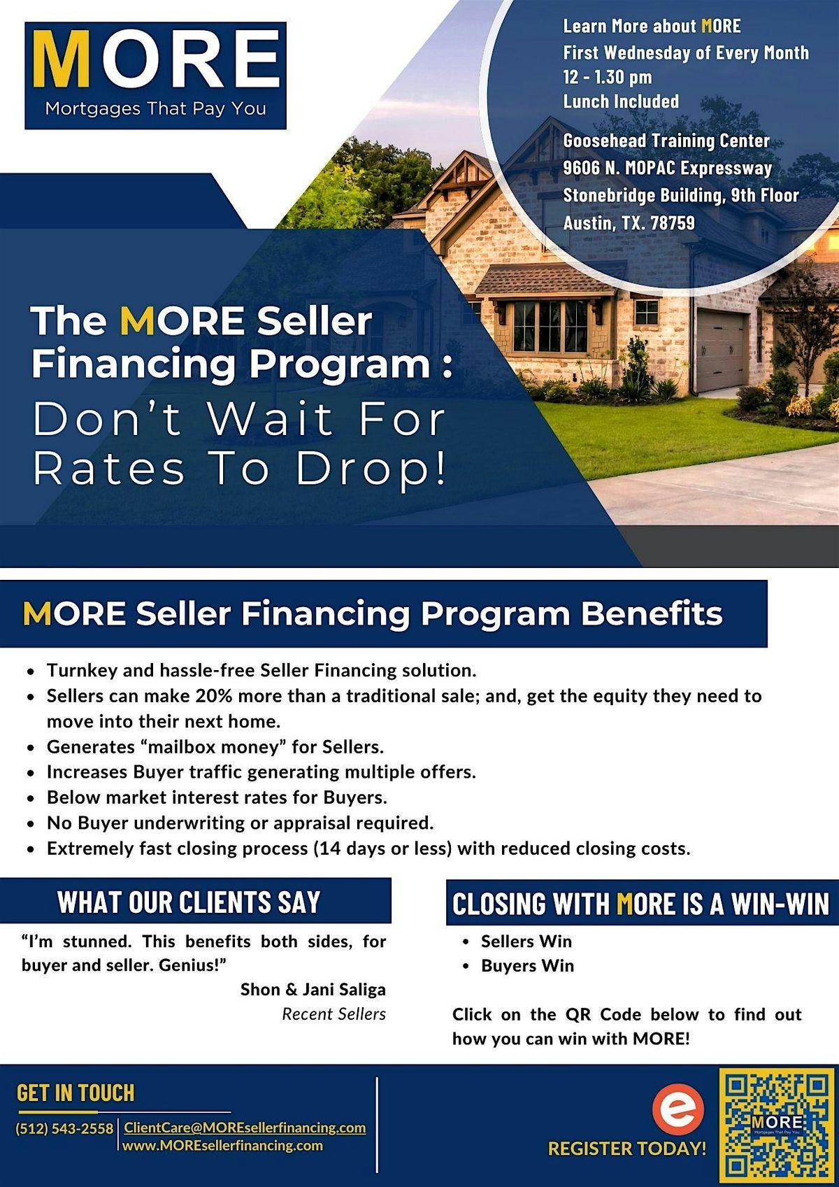 MORE Seller Financing Program