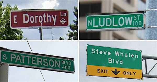 Street Names of Dayton Tour