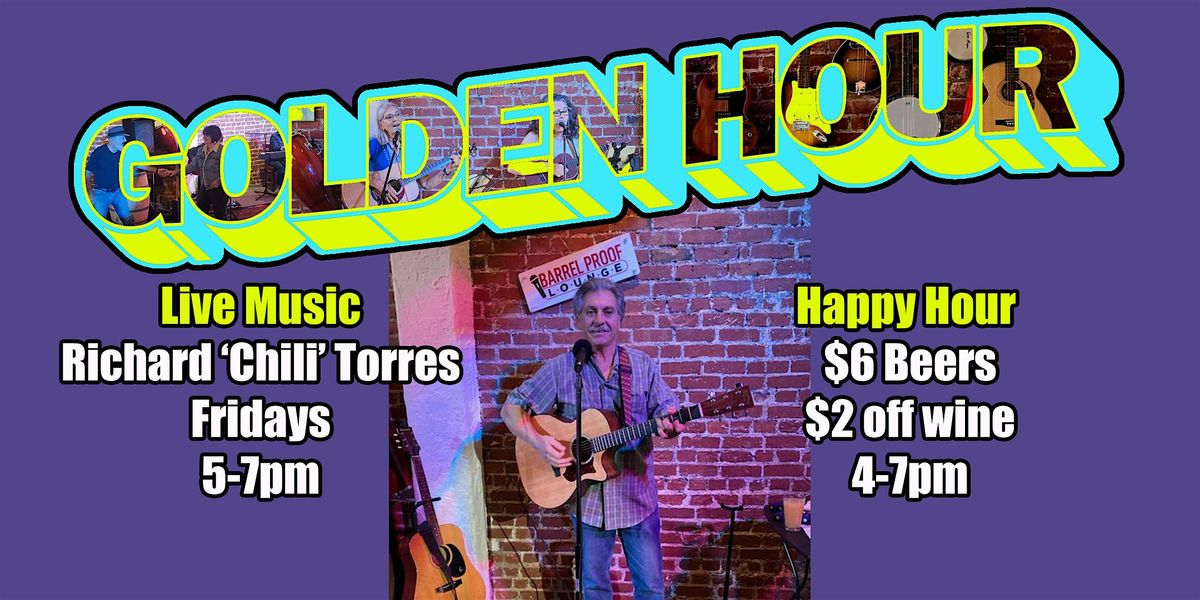 Live Music Happy Hour in Downtown Santa Rosa w\/ Richard 'Chili' Torres