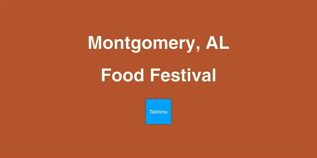 Food Festival - Montgomery