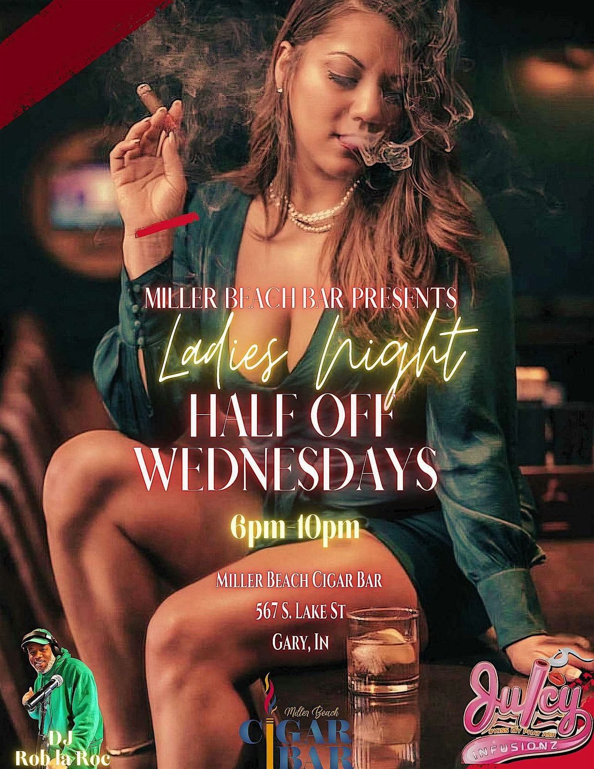 Ladies Night! Half of Wednesdays at Miller Beach Cigar Bar!