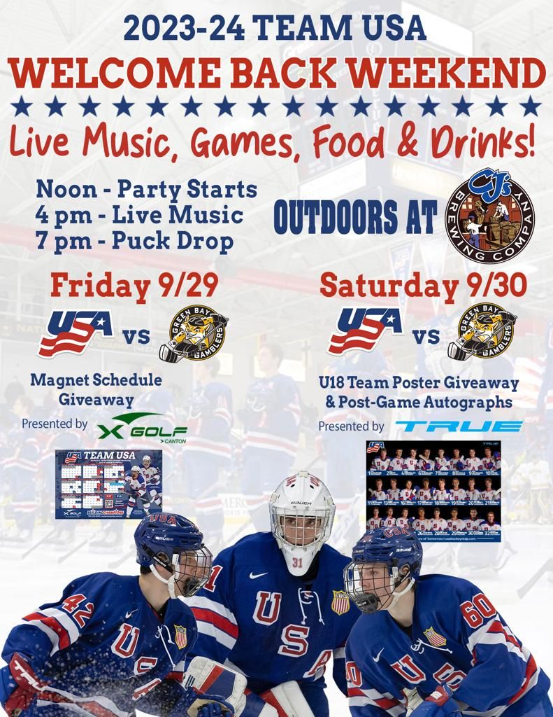 Green Bay Gamblers at USA Hockey NTDP U-18 at USA Hockey Arena