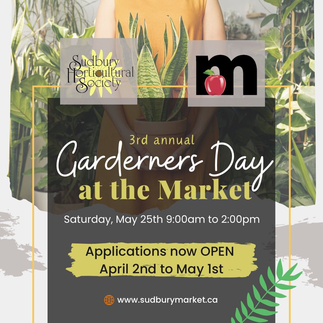 3rd Annual Gardeners Day at The Market