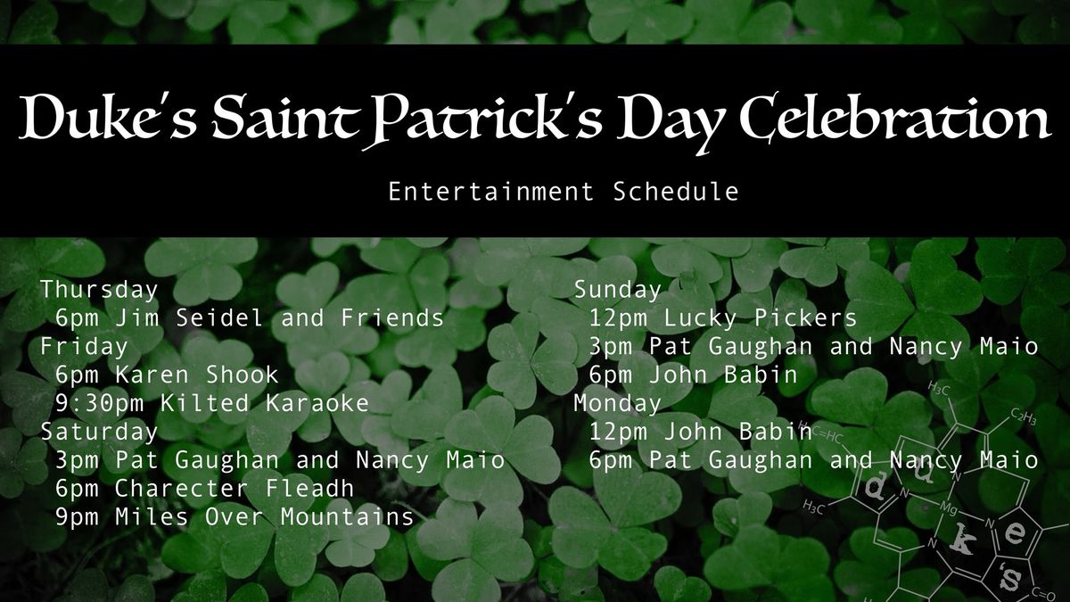 Duke's 2025 Saint Patrick's Day Celebration