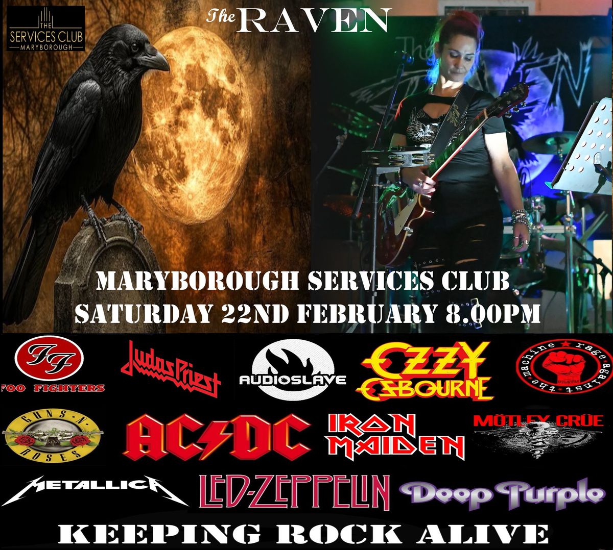 The RAVEN @ The Services Club Maryborough