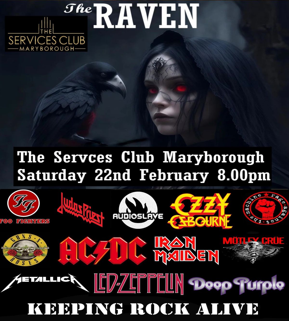 The RAVEN @ The Services Club Maryborough