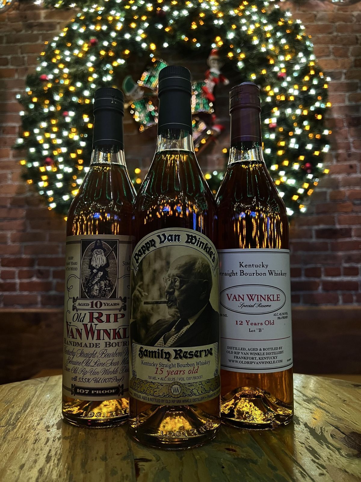 Whiskey River's Pappy Van Winkle Tasting