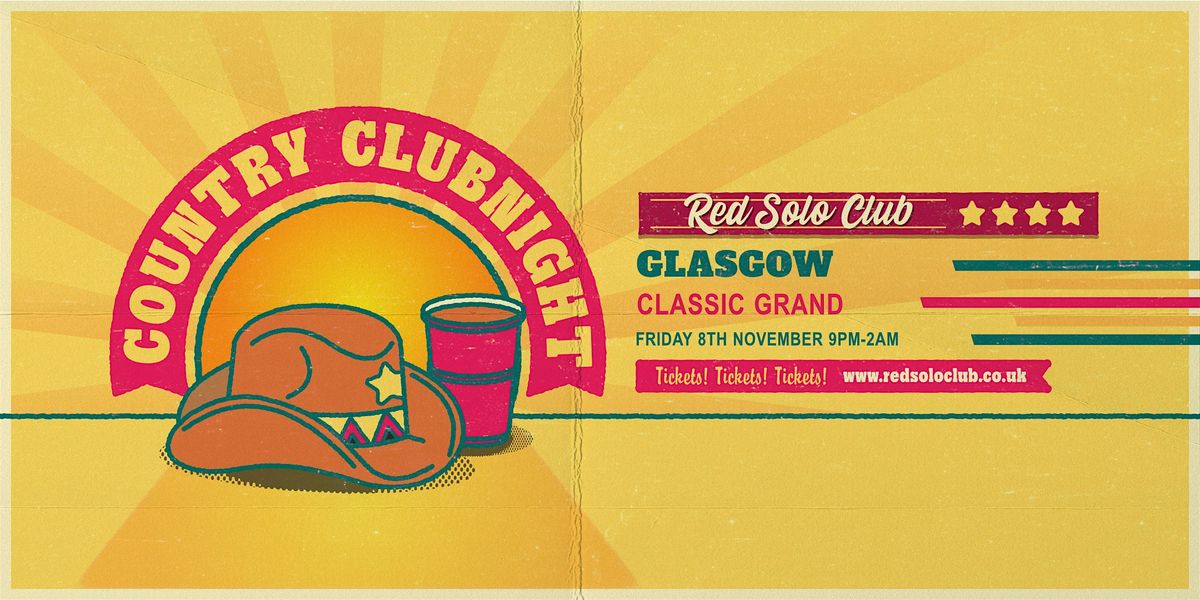 Red Solo Club Country Clubnight - Glasgow