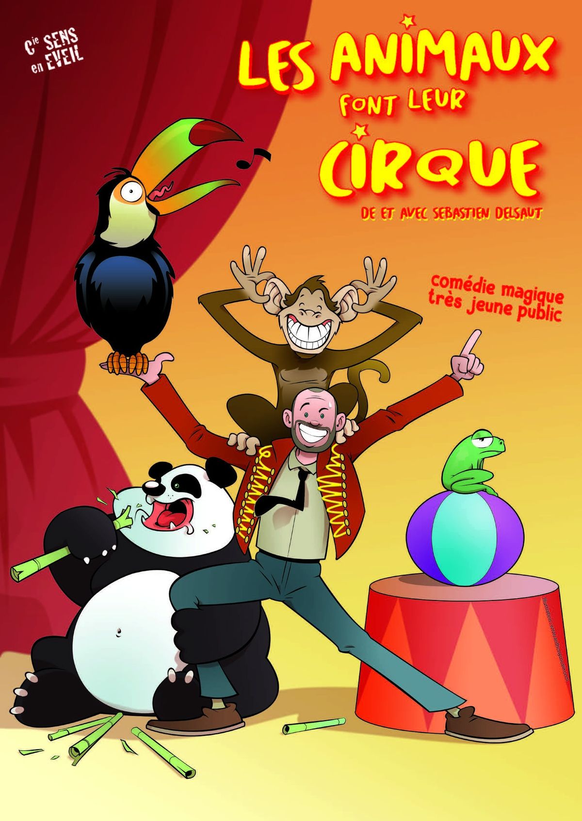 LES ANIMAUX FONT LEUR CIRQUE (1-5 ANS)