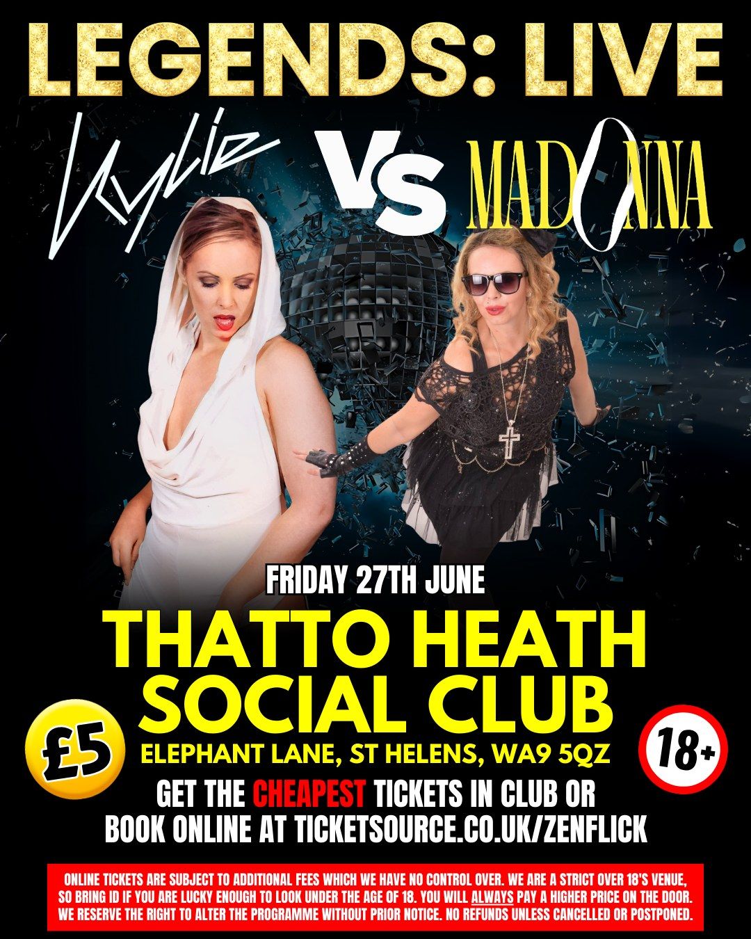 Legends: LIVE - Kylie Vs Madonna