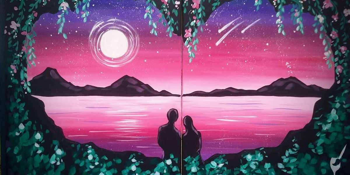 Romantic Star Gazing - Date Night - Paint and Sip by Classpop!\u2122