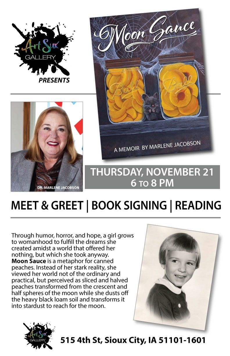 Author Marlene Jacobson, book signing and meet & greet