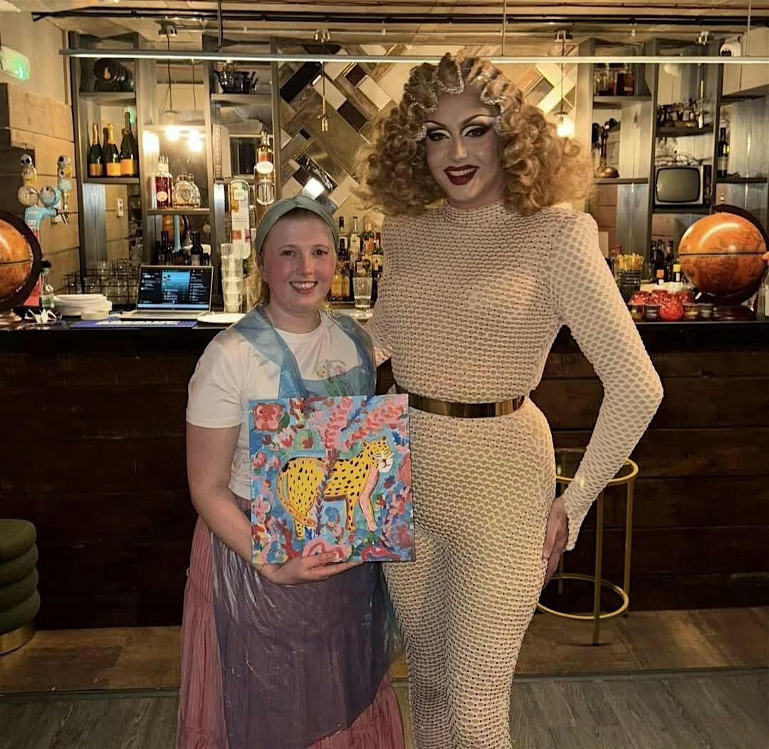 Boozy Brushes, Drag Disco Jungle Fever Sip and Paint Party! Glasgow