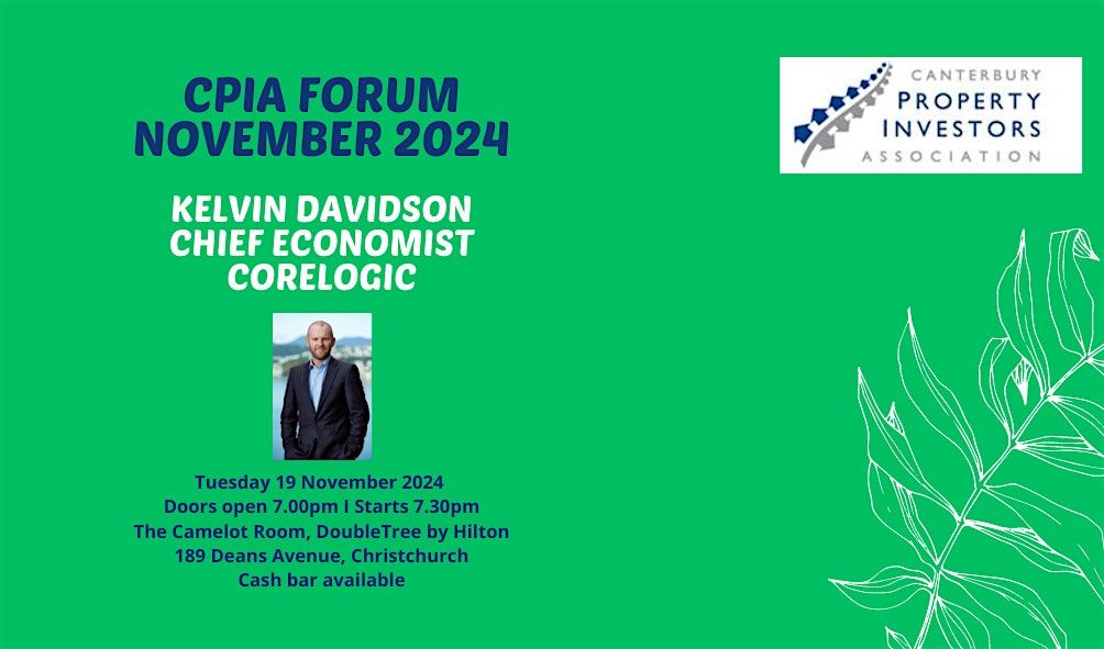 CPIA Forum November 2024 - Kelvin Davidson, Chief Economist, CoreLogic