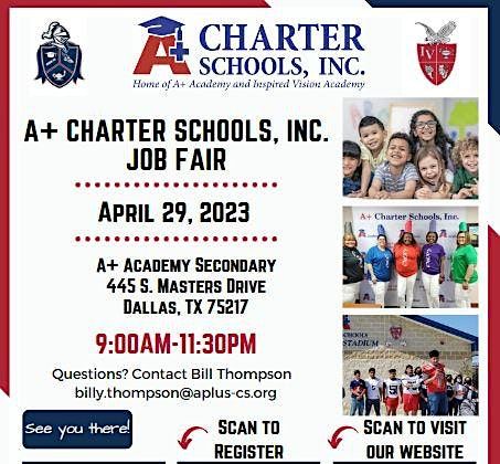 A+ Charter Schools INC. Job Fair