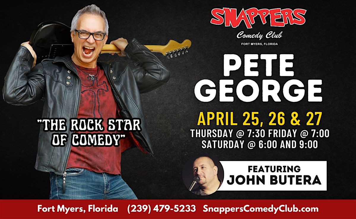 Rock and Roll Comedy Show with Pete George!
