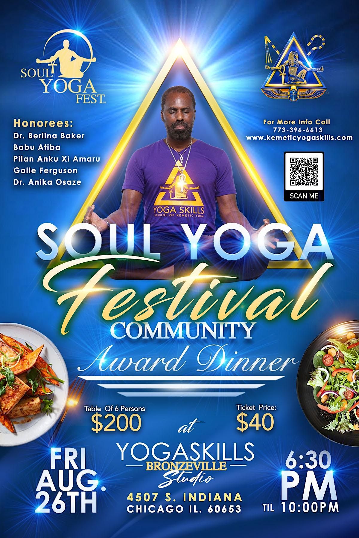 Free 11th Annual Soul Yoga Fest Theme: CENTER POWER MINDSET FOR LIFE