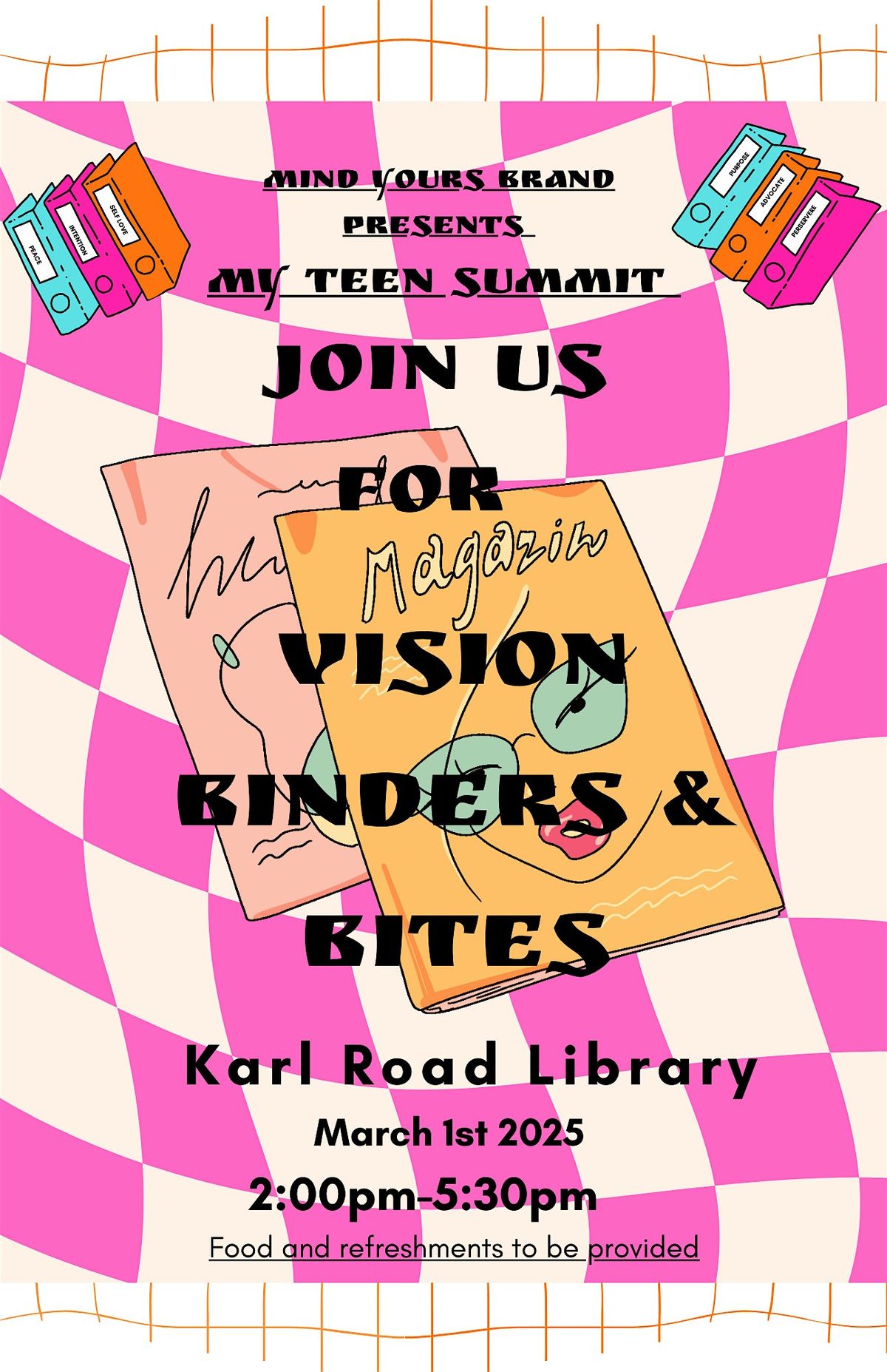 MY.Teen Summit Vision Binder & Bites