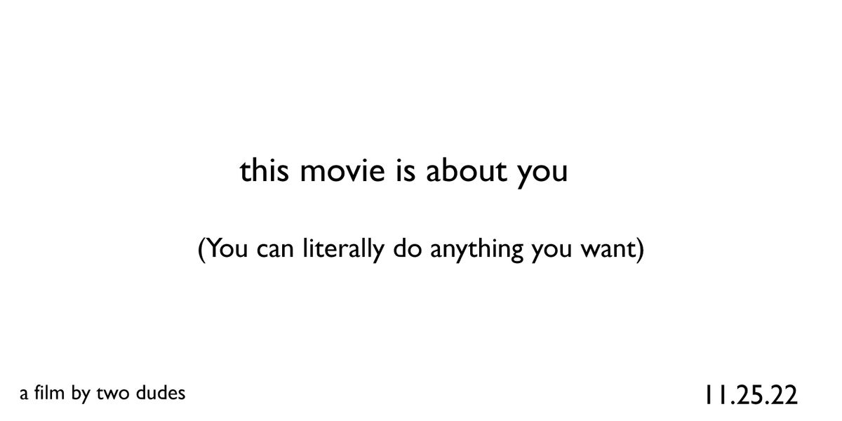 YOU CAN LITERALLY DO ANYTHING YOU WANT