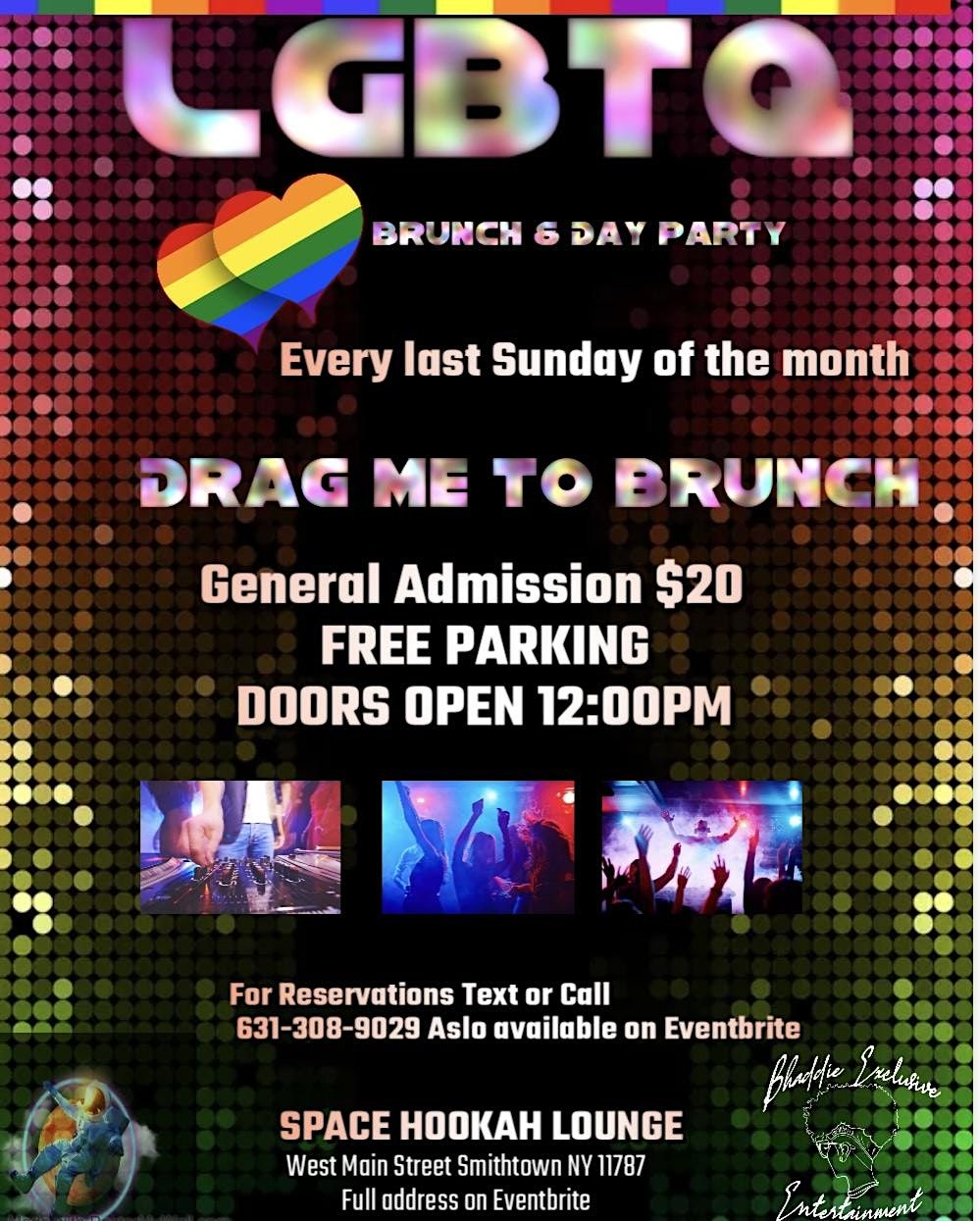 LBGTQ Drag me to Brunch Day & Day Party