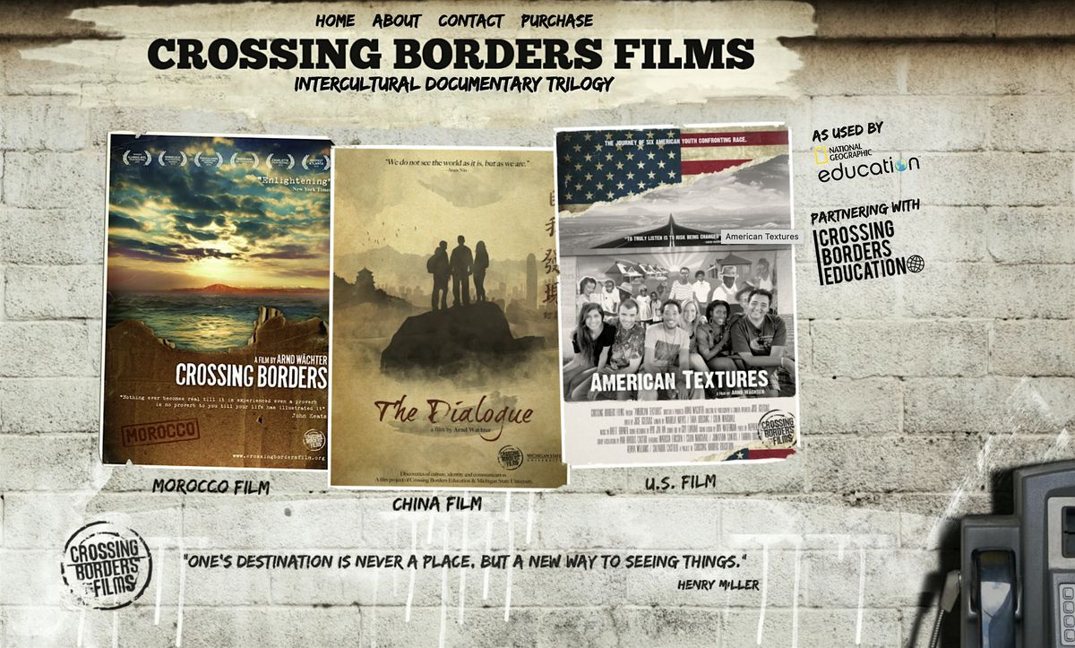 Documentary & dialogue \u2018Crossing Borders: American Textures\u2019 (English)