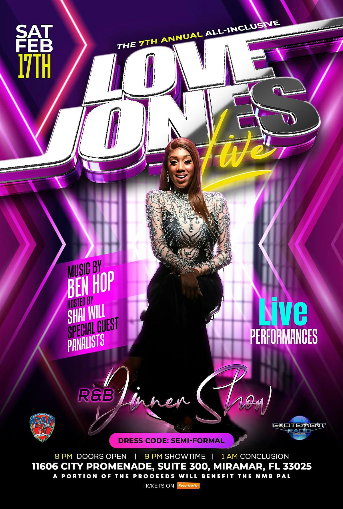 The 8th Annual All-Inclusive LOVE JONES LIVE R&B DINNER SHOW