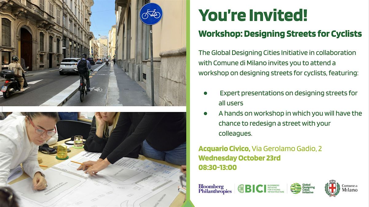 Workshop: Designing Streets for Cyclists