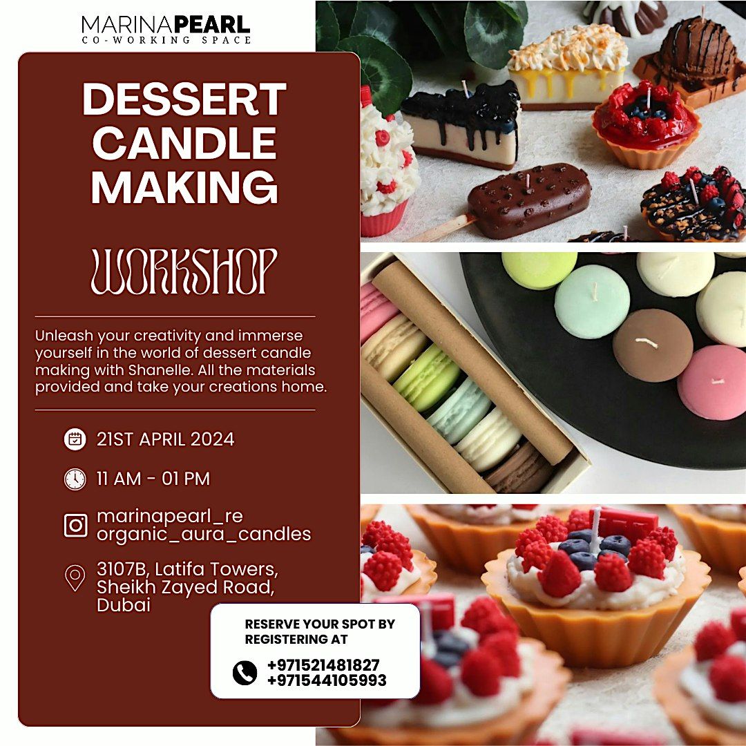 Dessert Candle Making Workshop for 150 AED