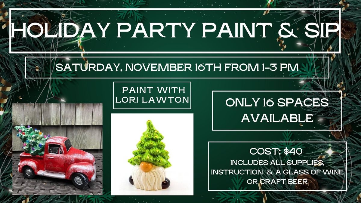 Holiday Paint & Sip