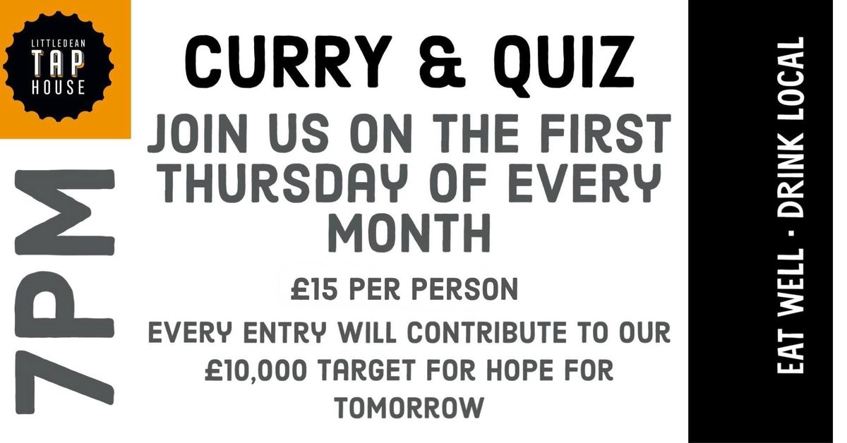 FIRST THURSDAY CURRY & QUIZ NIGHT 