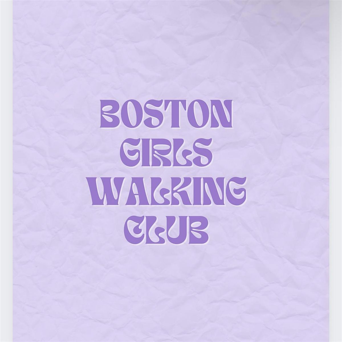 Boston Girls\u2019 Walking Club | MAY WALK